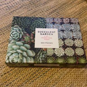 Double sided succulent puzzle